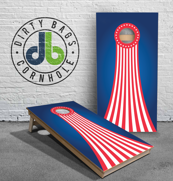 Professional Cornhole Boards - Stars and Stripes