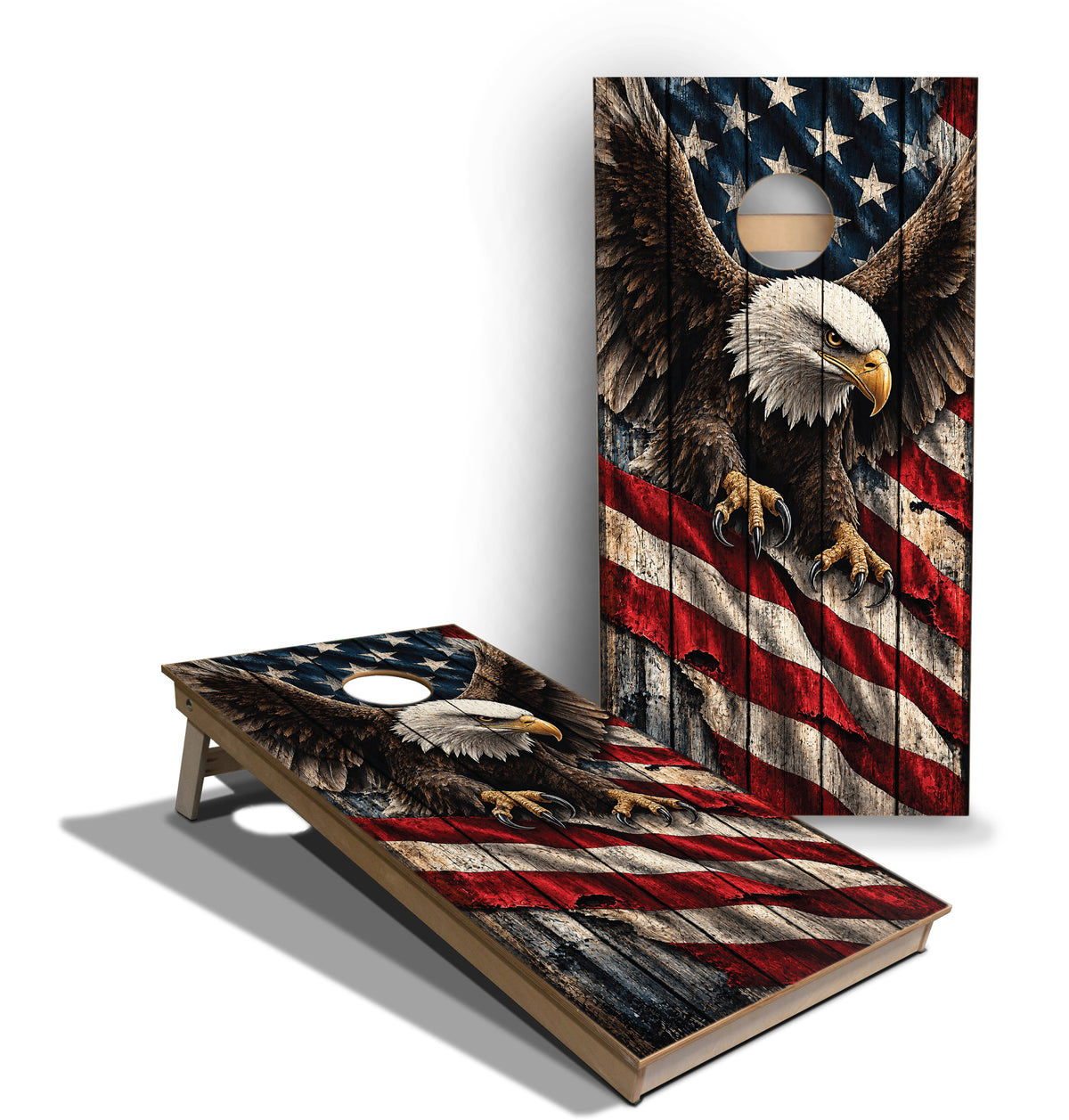 Cornhole Boards - Tournament Series - USA Eagle