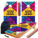 Drinking Games Cornhole Boards Wraps (Set of 2)