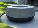 Tumbler - 36" Concrete Firepit (Natural Gas and Propane Fire Pit)