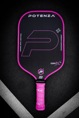 PRO Paddles P+ PowerSpin Carbon COREx3 (Neon Pink, Elongated Face)