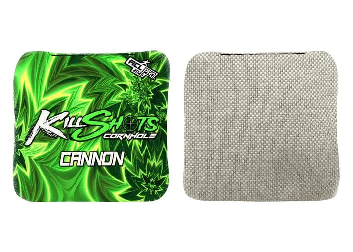 Bags 420 Abstract / Yes (+$15) Killshots Cornhole | Cannon Series | Limited Designs | 2025 ACL Pro Cornhole Bags