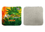 Bags 420 Rasta Swirl / Yes (+$15) Killshots Cornhole | Cannon Series | Limited Designs | 2025 ACL Pro Cornhole Bags