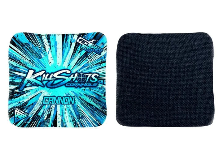 Bags Breakout Blue / Yes (+$15) Killshots Cornhole | Cannon Series | Limited Designs | 2025 ACL Pro Cornhole Bags