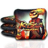 Bags Carnage Killers Pumpkin Fury / Yes (+$15) Killshots Cornhole | Cannon Series | Limited Designs | 2025 ACL Pro Cornhole Bags