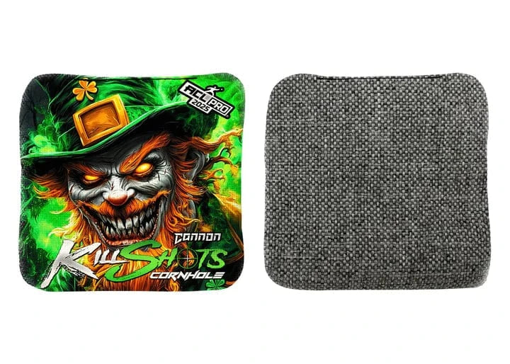 Bags SINISTER SHAMROCK / Yes (+$15) Killshots Cornhole | Cannon Series | Limited Designs | 2025 ACL Pro Cornhole Bags