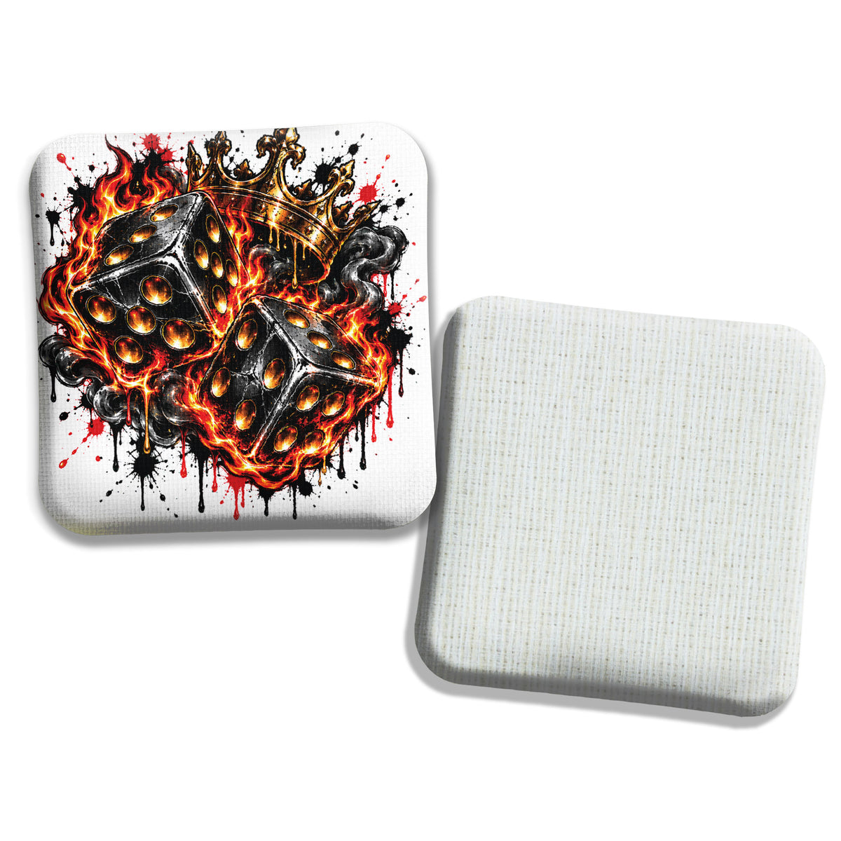 Hybrid Carpet Cornhole Bags - Speed Profile 5/8 - Crown Dice