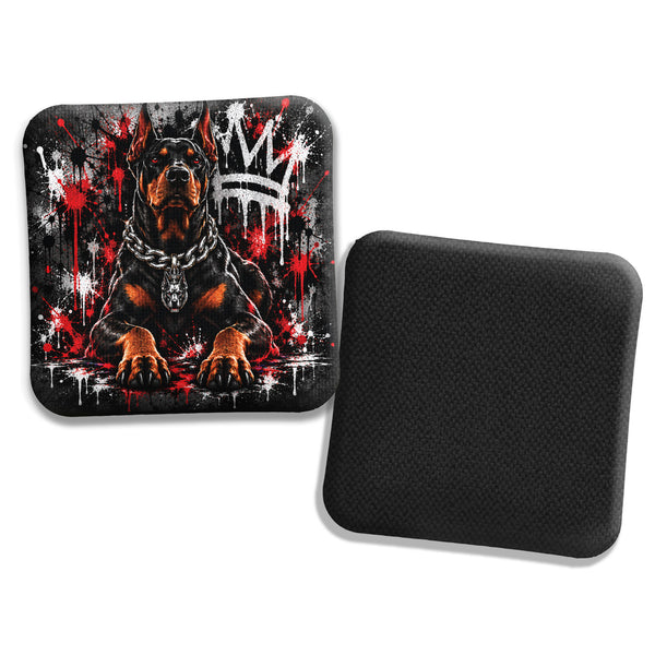 Hybrid Carpet Cornhole Bags - Speed Profile 5/8 - Doberman
