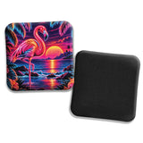 Hybrid Carpet Cornhole Bags - Speed Profile 5/8 - Neon Flamingo