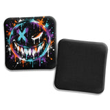 Hybrid Carpet Cornhole Bags - Speed Profile 5/8 - Graffiti Smile
