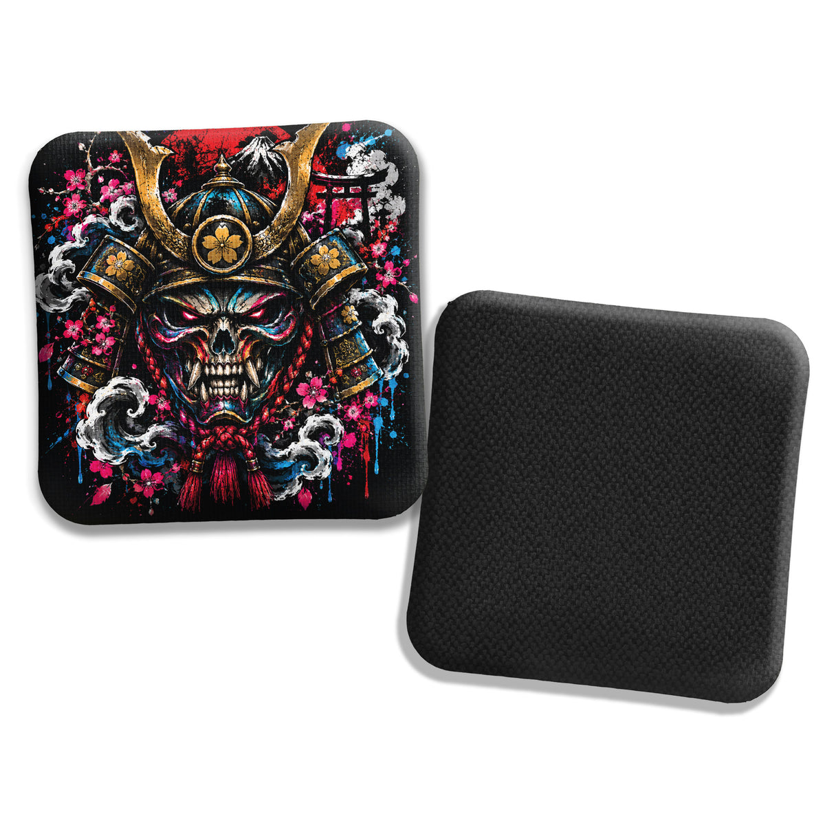 Hybrid Carpet Cornhole Bags - Speed Profile 5/8 - Samurai in Clouds