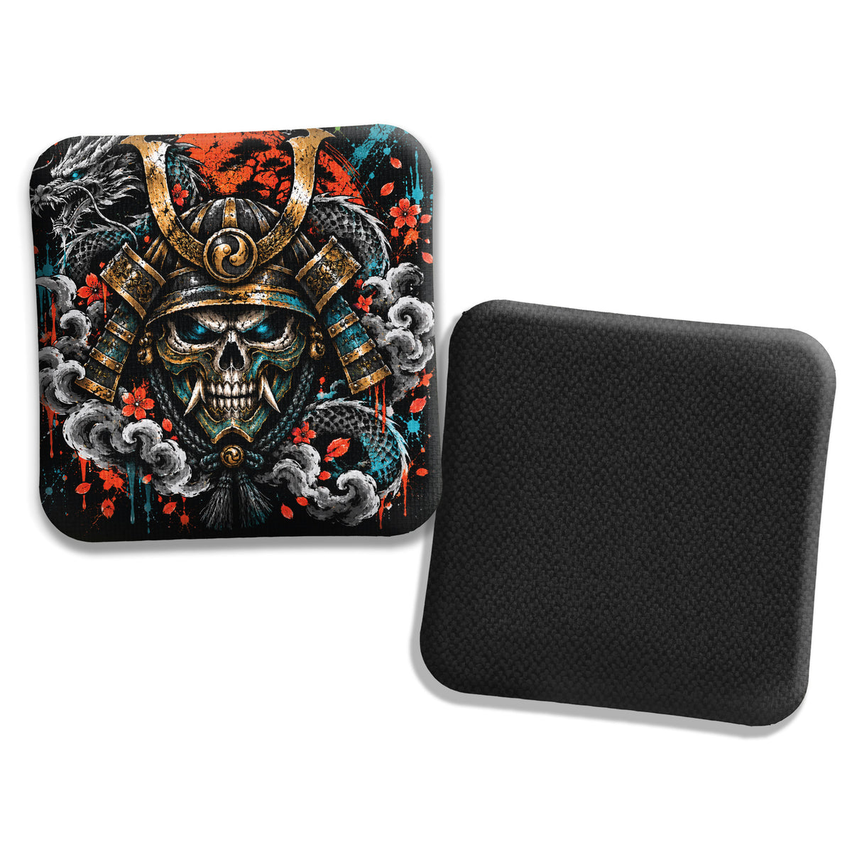 Hybrid Carpet Cornhole Bags - Speed Profile 5/8 - Samurai in Clouds