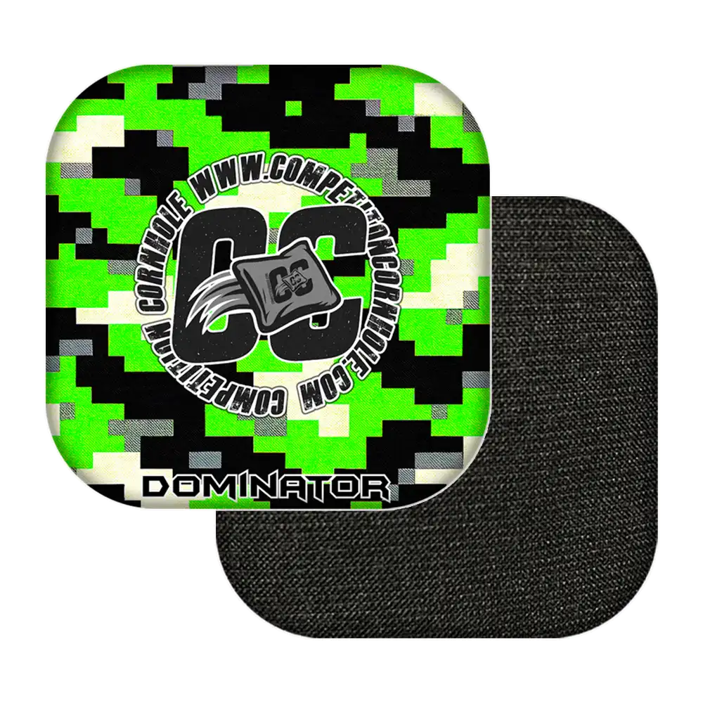 Cornhole Bag Dominator / No Stamp / Green Digi Camo Series | Tournament & Backyard Edition Cornhole Bags | Competition Cornhole
