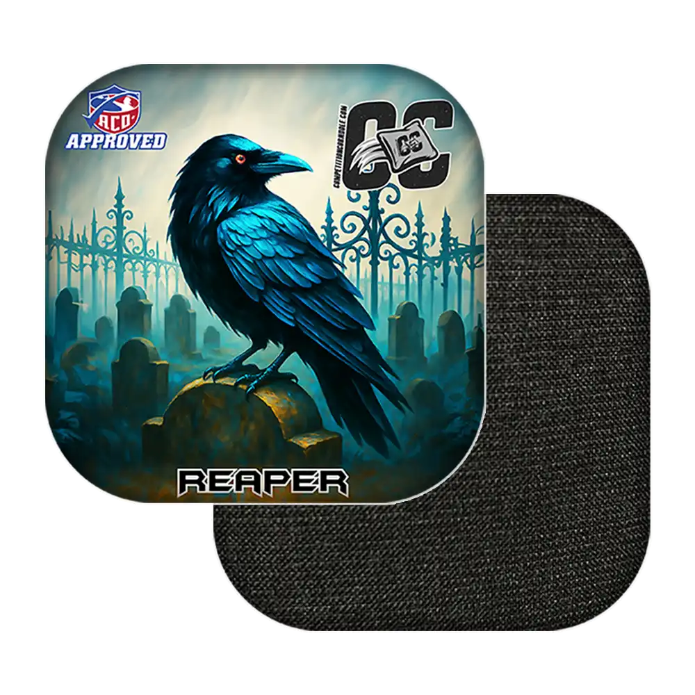 Cornhole Bag Reaper Series - Midnight Watch | Precision Control Cornhole Bags | ACO Approved