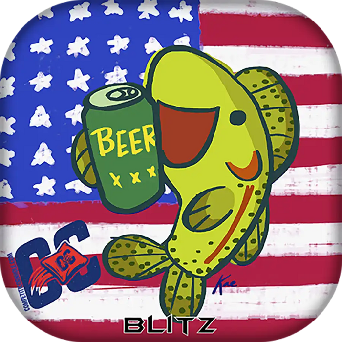Blitz Series – Red White & Brew | Competition Cornhole Bags | ACO Approved