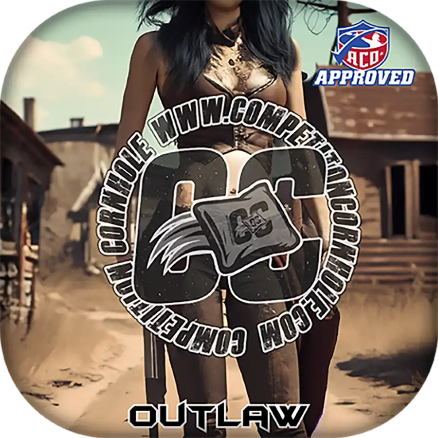 Cornhole Bag ACO Stamped Outlaw Series – Hybrid Carpet | ACO Approved Cornhole Bags | Competition Cornhole