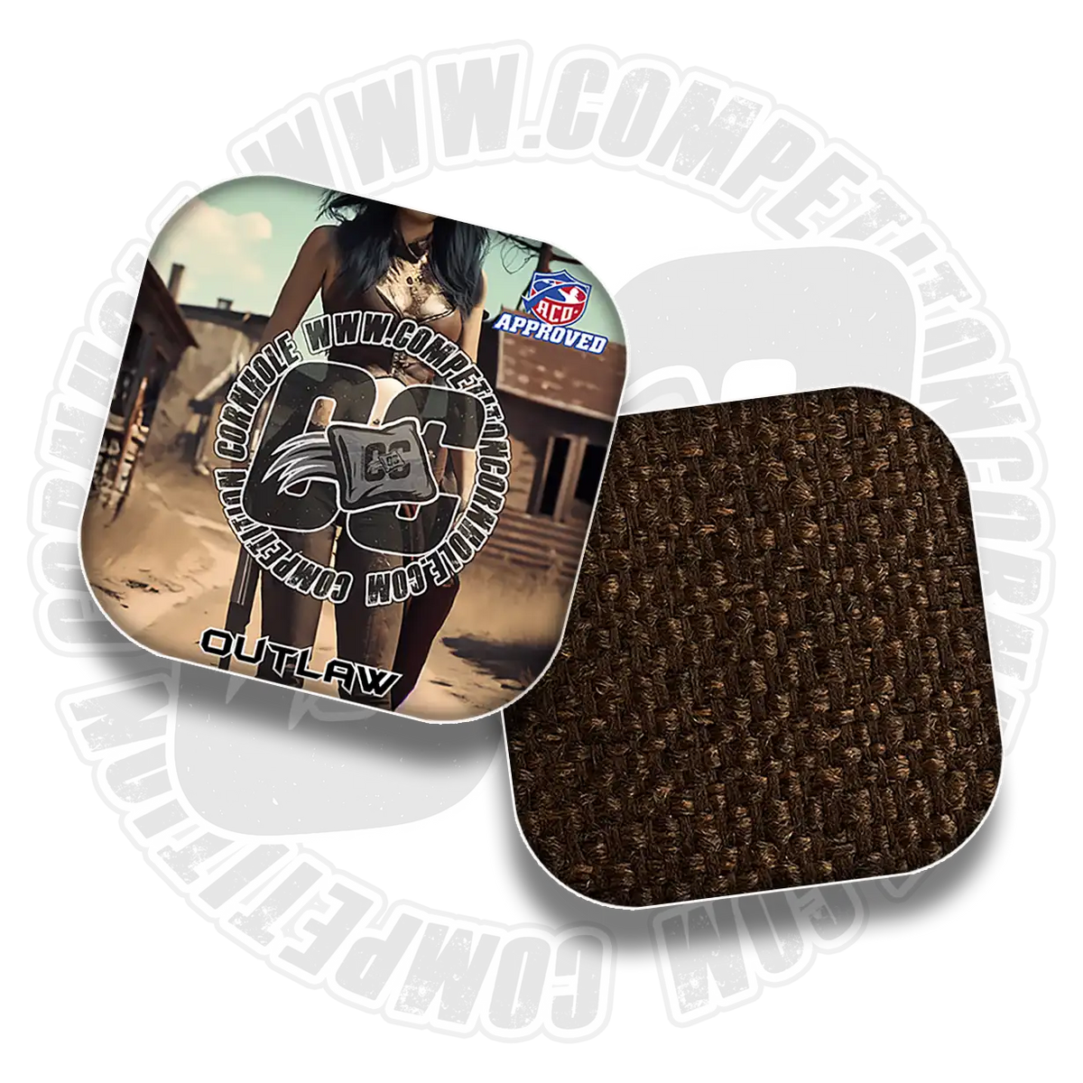 Cornhole Bag Outlaw Series – Hybrid Carpet | ACO Approved Cornhole Bags | Competition Cornhole