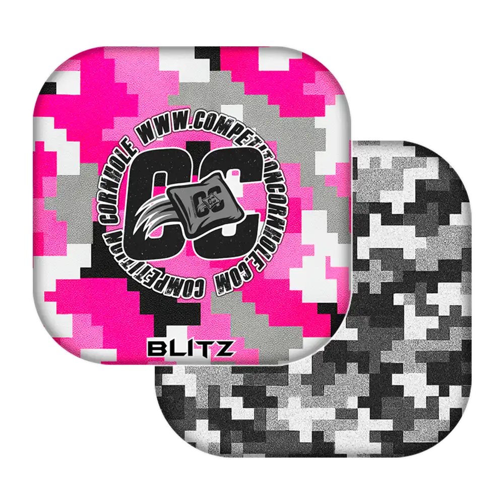 Cornhole Bag Blitz / No Stamp / Pink Digi Camo Series | Tournament & Backyard Edition Cornhole Bags | Competition Cornhole