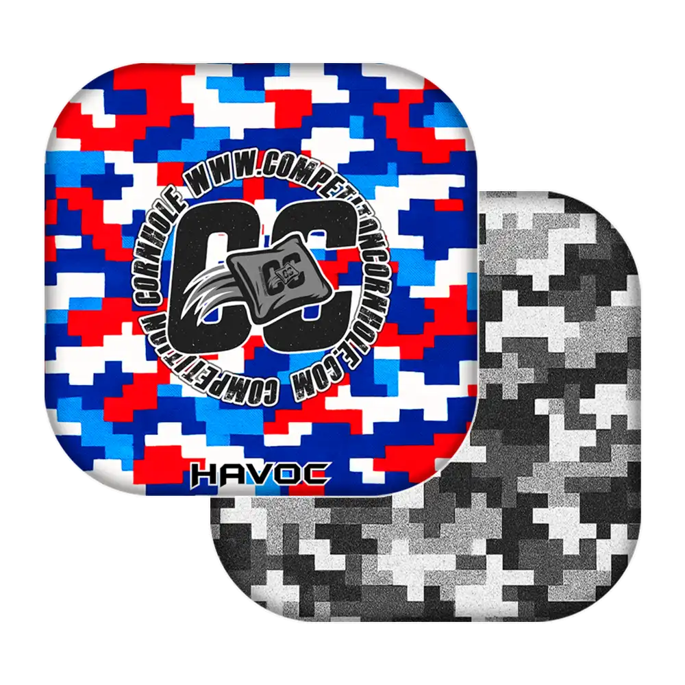 Cornhole Bag HAVOC / No Stamp / Multicolor Digi Camo Series | Tournament & Backyard Edition Cornhole Bags | Competition Cornhole