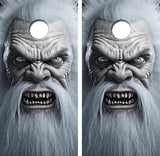 Abominable Snowman Cornhole Design