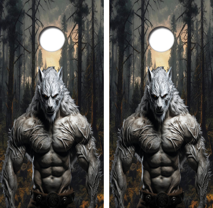 Werewolf Cornhole Design