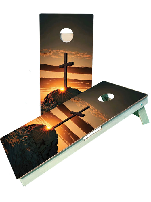 cornhole boards Cross Jesus Cornhole Boards