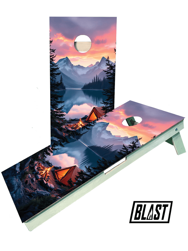 cornhole boards Camp with a View Cornhole Boards