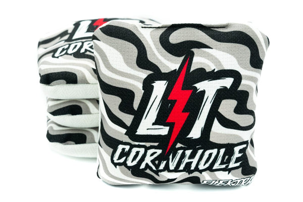 Bags Gray/White/Pink LT Cornhole Bags | 4/8 Speeds