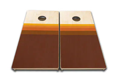 boards Tournament Quality Cornhole Boards - Retro Gradient Design