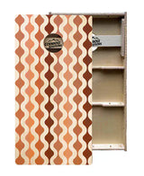 boards Tournament Quality Cornhole Boards - Retro Squiggle Design