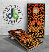 boards Professional Cornhole Boards - DB Fire and Lava
