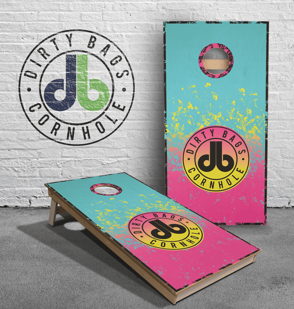 boards Professional Cornhole Boards - DB Miami Vice