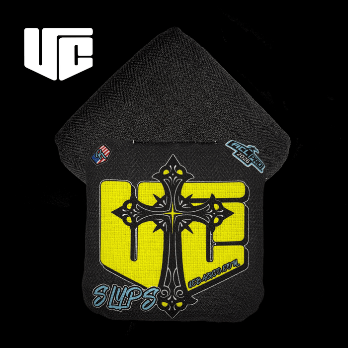 CornHole bags Light 2026 Slyps Cross Yellow