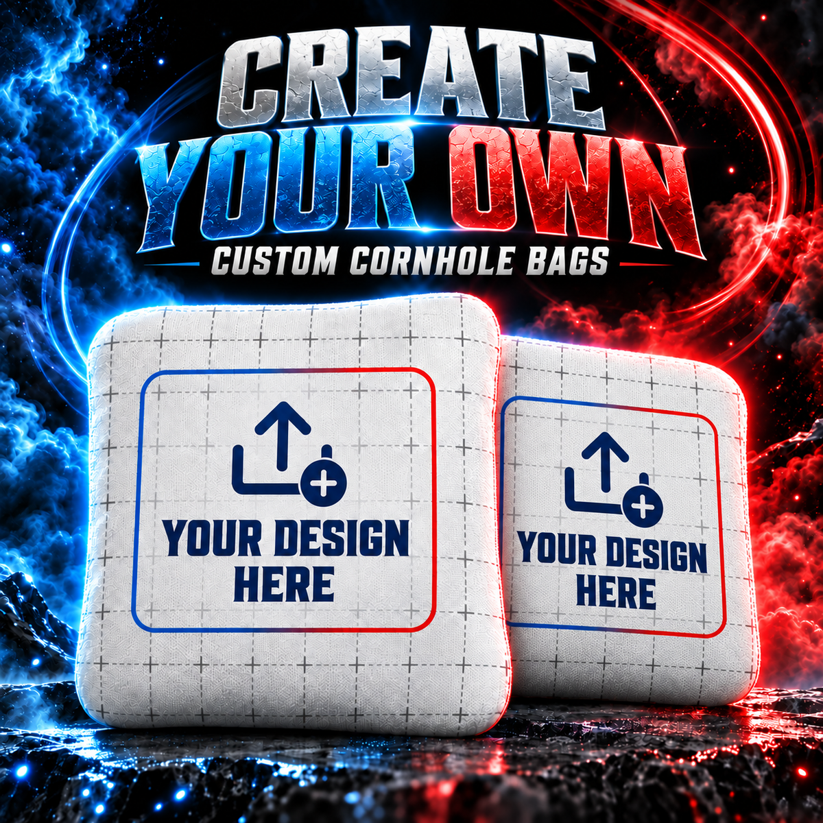 Custom Cornhole Bags - Dual Materials - Speed Profile 6/9