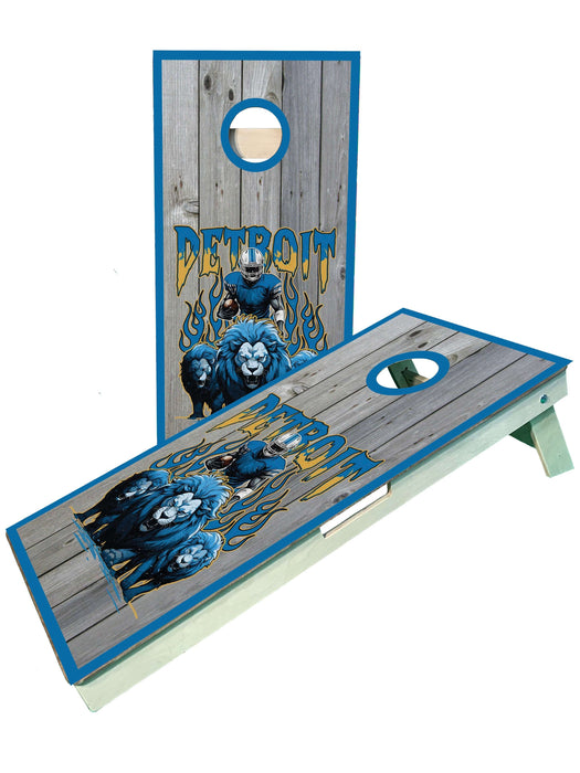 cornhole boards Detroit Football Team Pro Cornhole Boards