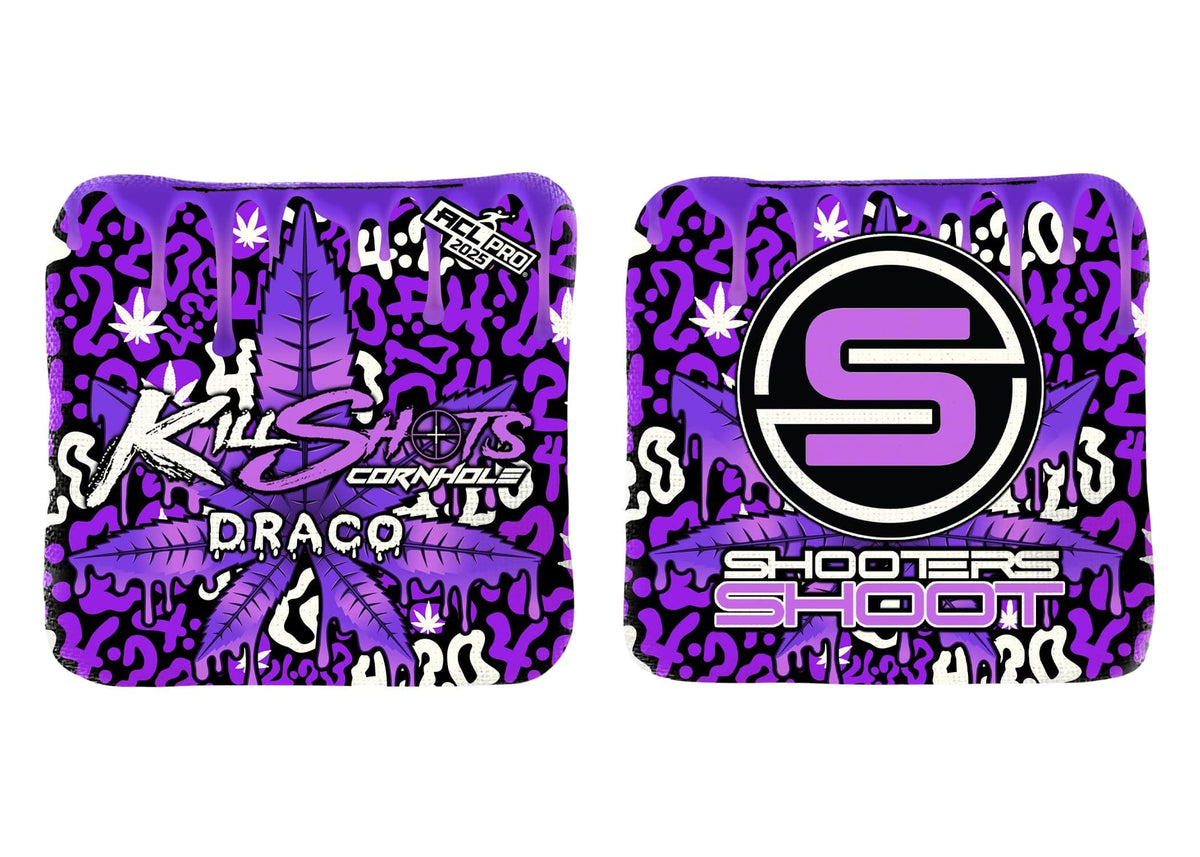 Bags 420 Drip / Yes (+$15) Killshots Cornhole | Draco Series | Limited Designs | 2025 ACL Pro Cornhole Bags