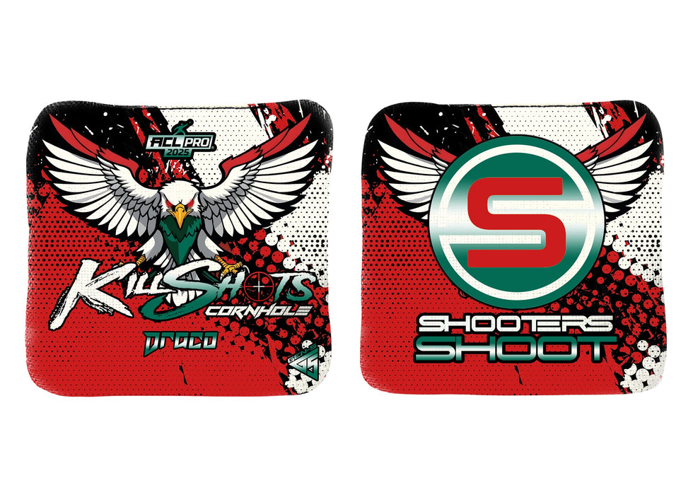 Killshots Cornhole | Draco Series | Limited Designs | 2025 ACL Pro Cornhole Bags