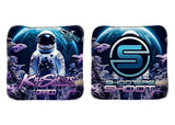 Bags Ultra-Violet Astronaut / Yes (+$15) Killshots Cornhole | Draco Series | Limited Designs | 2025 ACL Pro Cornhole Bags