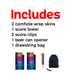 Drinking Game Cornhole Boards Wraps (Set of 2)