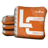 Contour Orange Cornhole Bags - Multiple Series - Set of 4