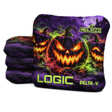 Neon Jack - Halloween Cornhole Bags - Multiple Bag Series - Set of 4