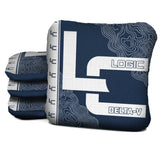 Contour Marine White Cornhole Bags - Multiple Series - Set of 4