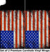 Distressed Flag Cornhole Boards Wraps (Set of 2)