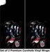 Dog Tags Cornhole Boards Wraps (Set of 2)