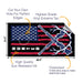 Hunting Flag Cornhole Boards Wraps (Set of 2)