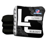 Contour Black White Cornhole Bags - Multiple Series - Set of 4