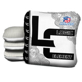 Contour White Black Cornhole Bags - Multiple Series - Set of 4