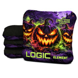 Neon Jack - Halloween Cornhole Bags - Multiple Bag Series - Set of 4