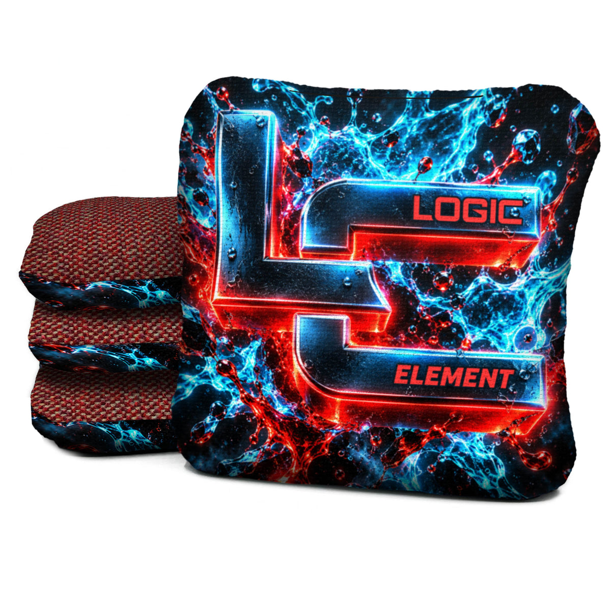 Chrome Splash - Cornhole Bags - Multiple Series - Set of 4
