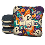 Ghost Soda Club - Halloween Cornhole Bags - Multiple Bag Series - Set of 4